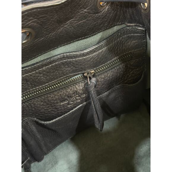 John Fluevog Jocelyn Leather Bucket Bag - Picture 14 of 14